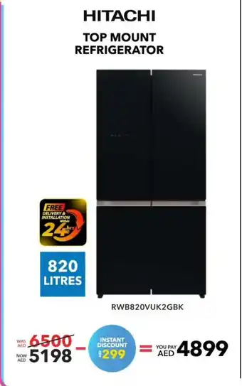 E City HITACHI TOP MOUNT REFRIGERATOR 820 LITRES offer