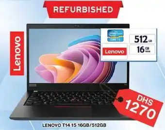 Grand Hyper Market LENOVO T14 15 16GB/512GB offer