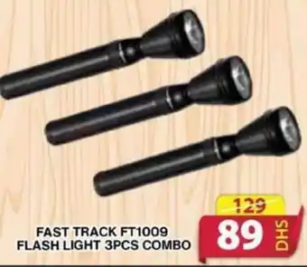 Grand Hyper Market FAST TRACK FT1009 FLASH LIGHT 3PCS COMBO offer