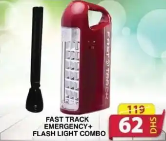 Grand Hyper Market FAST TRACK EMERGENCY+ FLASH LIGHT COMBO offer
