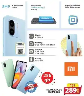Grand Hyper Market REDMI A2PLUS 3GB/64GB offer