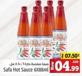 Kenz Hypermarket Safa Hot Sauce 6X88ml offer