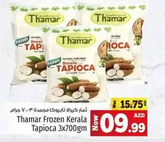 Kenz Hypermarket Thamar Frozen Kerala Tapioca 3x700gm offer