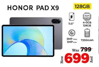 Kenz Hypermarket HONOR PAD X9 128GB offer