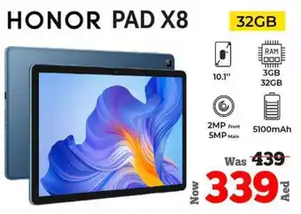 Kenz Hypermarket HONOR PAD X8 32GB offer