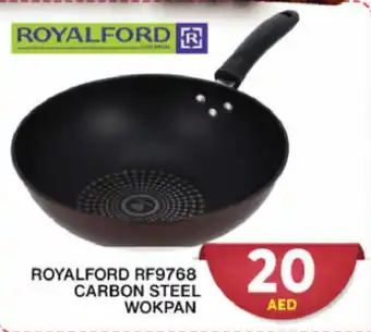Grand Hyper Market ROYALFORD RF9768 CARBON STEEL WOKPAN offer