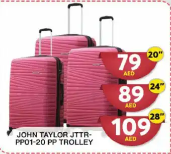 Grand Hyper Market JOHN TAYLOR JTTR-PP01-20 PP TROLLEY 20" offer