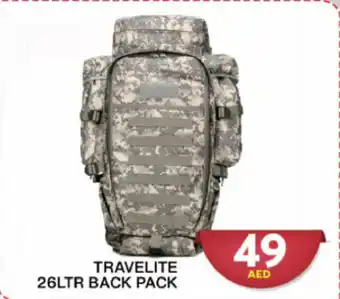 Grand Hyper Market TRAVELITE 26LTR BACK PACK offer