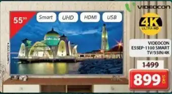 Grand Hyper Market VIDEOCON ESSEP-1100 SMART TV/55IN/4K offer
