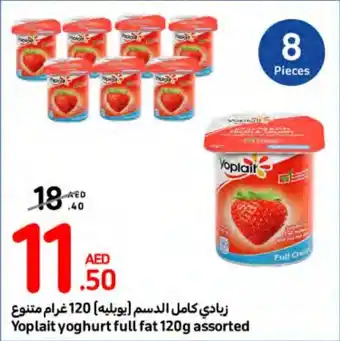 Carrefour Yoplait yoghurt full fat 120g assorted offer