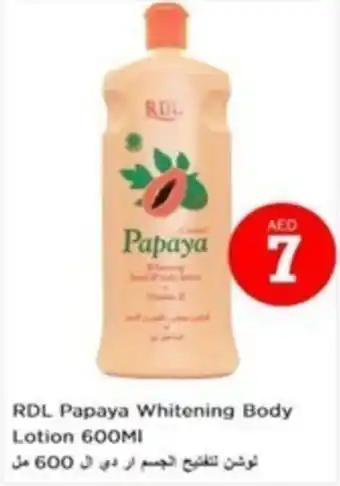 Nesto RDL Papaya Whitening Body Lotion 600MI offer