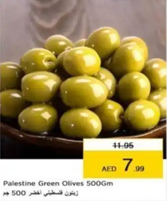 Nesto Palestine Green Olives 500Gm offer