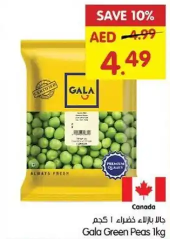 Gala Supermarket Green Peas 1kg offer