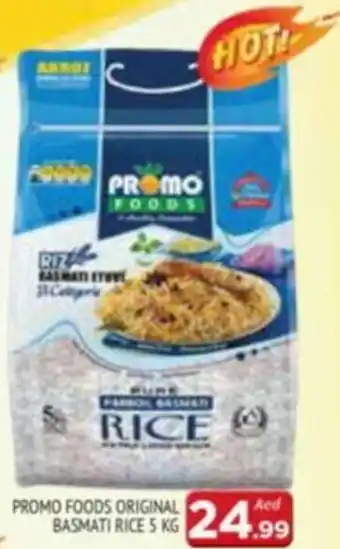 Al Madina PROMO FOODS ORIGINAL BASMATI RICE 5 KG offer