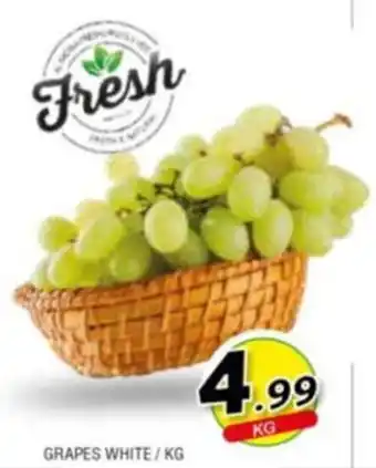 Al Madina GRAPES WHITE PER KG offer