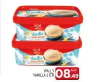 Al Madina WALLS VANILLA 1LTR offer