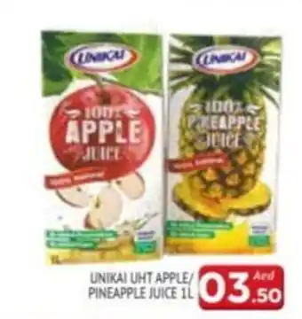 Al Madina UNIKAI UHT APPLE PINEAPPLE JUICE IL offer
