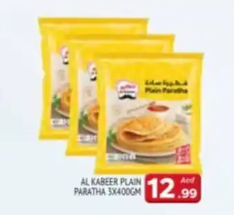 Al Madina AL KABEER PLAIN PARATHA 3X400GM offer