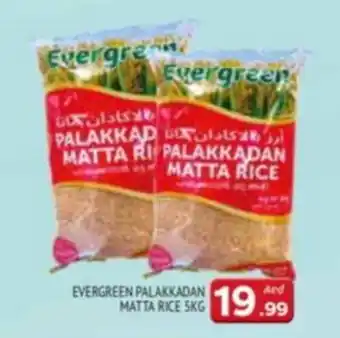 Al Madina EVERGREEN PALAKKADAN MATTA RICE 5KG offer