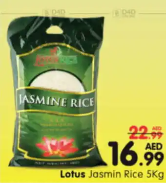 Al Madina Hypermarket Lotus Jasmin Rice 5Kg offer