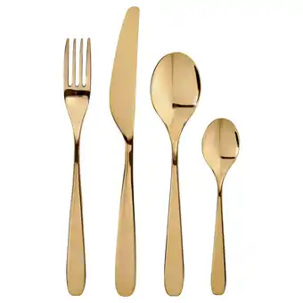 Ikea Tillagd 24-piece cutlery set, brass-colour offer