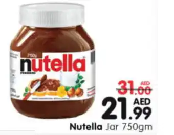 Al Madina Hypermarket Nutella Jar 750gm offer