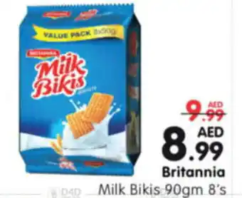 Al Madina Hypermarket Britannia Milk Bikis 90GM offer