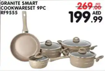 Al Madina Hypermarket GRANITE SMART COOKWARESET 9pc offer