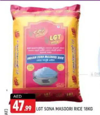 Shaklan LGT SONA MASOORI RICE 18K.99 LGT SONA MASOORI RICE 18KG offer