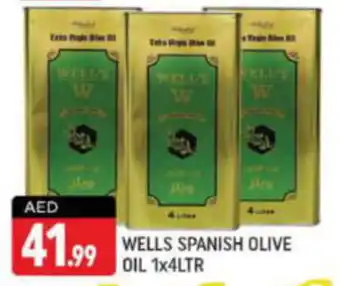 Shaklan WELLS SPANISH OLIVE OIL 1 x 4Ltr offer