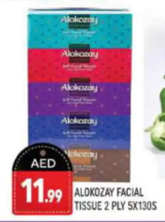 Shaklan ALOKOZAY FACIAL TISSUE 2 PLY 5 X 130'S offer