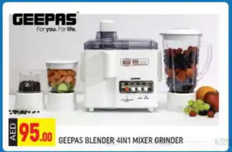Shaklan GEEPAS BLENDER 4 IN 1 MIXER GRINDER offer
