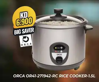 Grand Mall Sharjah ORCA OR41-271942-RC RICE COOKER-1.5L offer