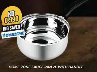 Grand Mall Sharjah HOME ZONE SAUCE PAN 2L WITH HANDLE offer