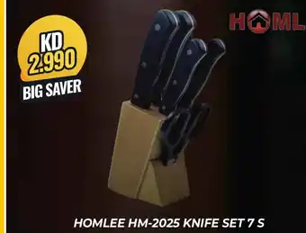 Grand Mall Sharjah HOMLEE HM-2025 KNIFE SET 7 S offer