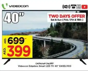 Nesto Videocon Edgeless Smart LED TV 40° E40EL1100 offer