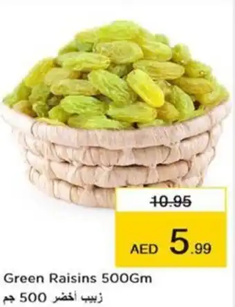 Nesto Green Raisins 500Gm offer