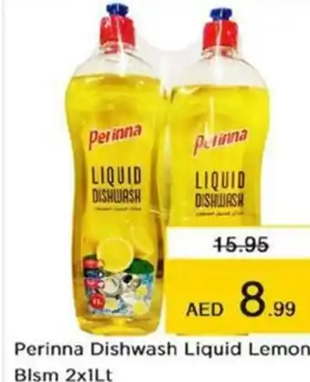 Nesto Perinna Dishwash Liquid Lemon Blsm 2x1Lt offer