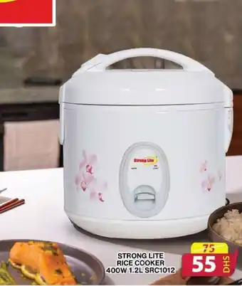 Grand Hyper Market STRONG LITE RICE COOKER 400W 1.2L SRC1012 offer