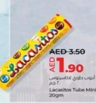 Lulu Hypermarket Lacasitos Tube Mini 20gm offer