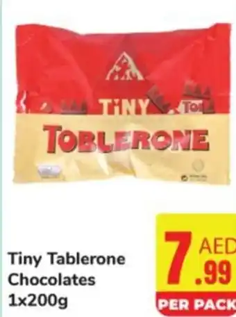 Day To Day Tiny Tablerone Chocolates 1x 200g offer