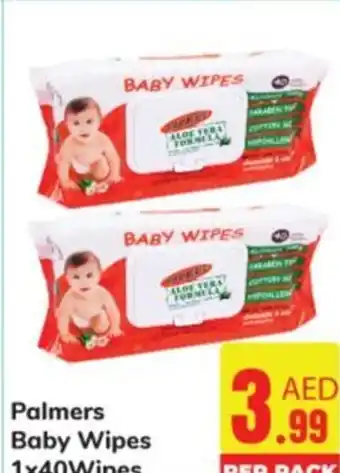 Day To Day Palmers Baby Wipes 1x 40wipes offer