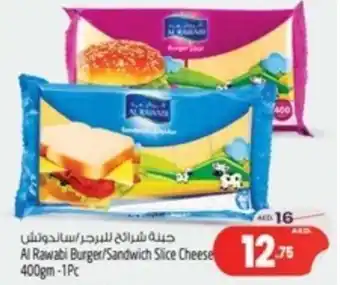 Safari Hypermarket Al Rawabi Burger/Sandwich Slice Cheese 400gm-1Pc offer