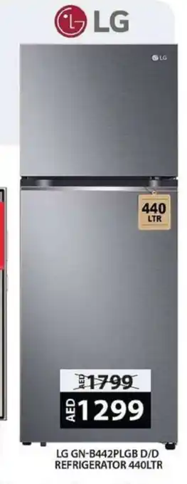 Grand Hyper Market LG GN B442PLGB D/D REFRIGERATOR 440LTR offer