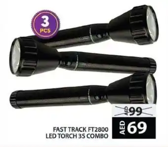 Grand Hyper Market FAST TRACK FT2800 LED TORCH 3S COMBO offer