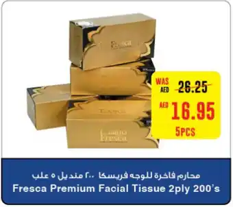Abu Dhabi Coop Fresca Premium Facial Tissue 2ply 200's offer