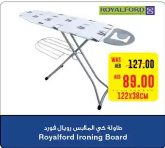 Abu Dhabi Coop Royalford Ironing Board 122X38CM offer