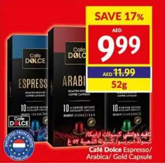 Viva Café Dolce Espresso/ Arabica/Gold Capsule 52g offer