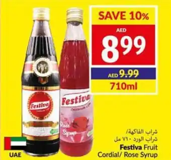 Viva Festiva Fruit Cordial/ Rose Syrup 710ml offer