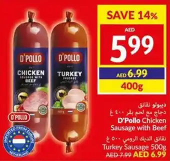 Viva D'Pollo Chicken Sausage with Beef 400g offer